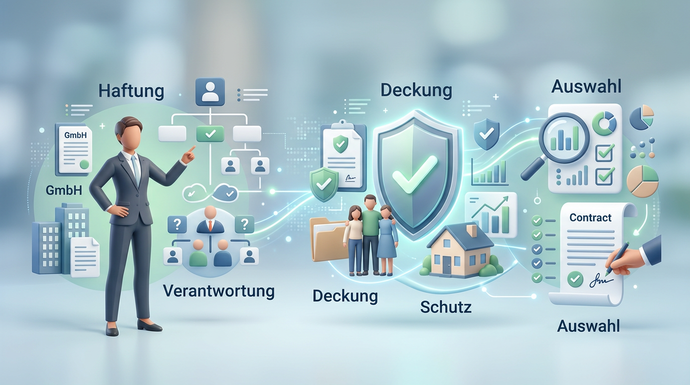 D&O-Versicherung für GmbH-Geschäftsführer: Haftung, Deckung und Auswahl